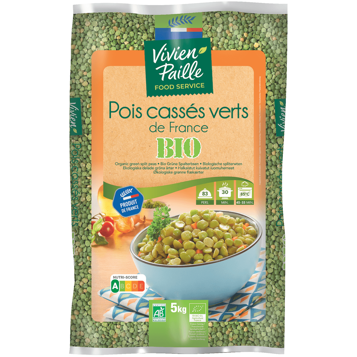 POIS CASSES BIO SAC:5 KG
