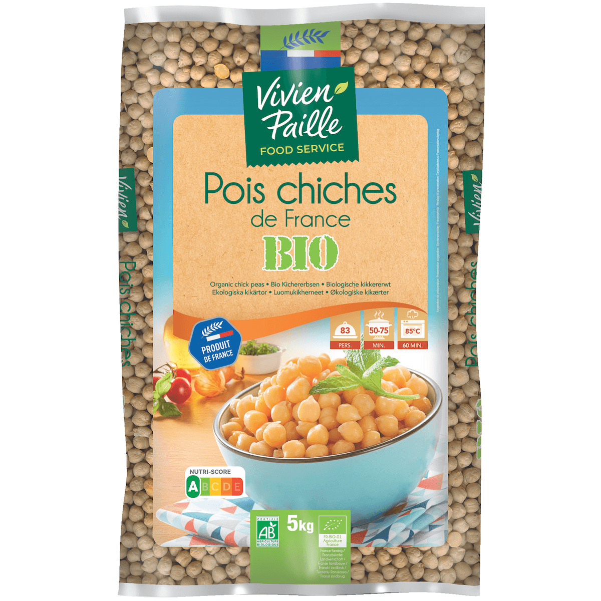 POIS CHICHES BIO SAC:5 KG