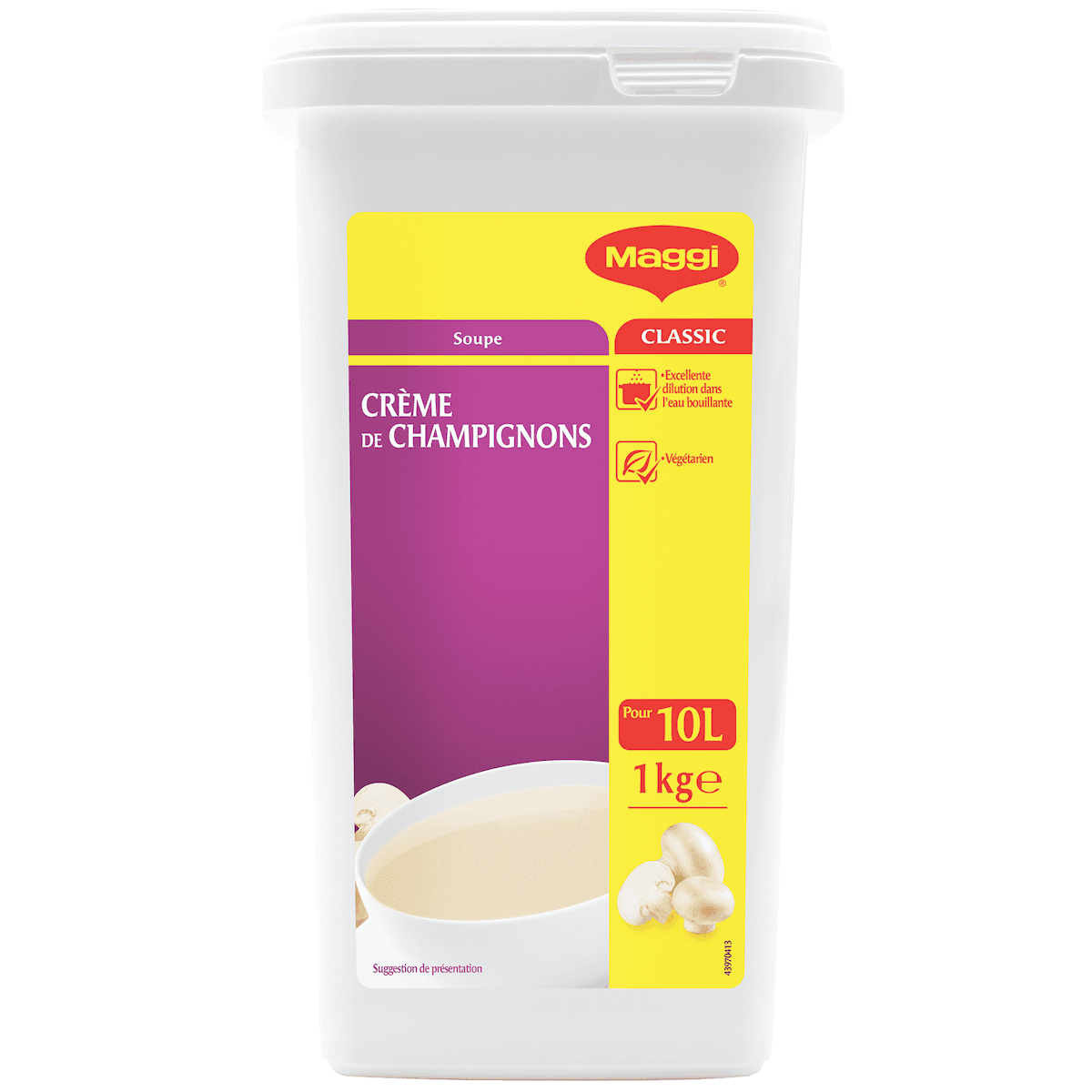 CREME DE CHAMPIGNONS - BTE 1KG POUR 10L