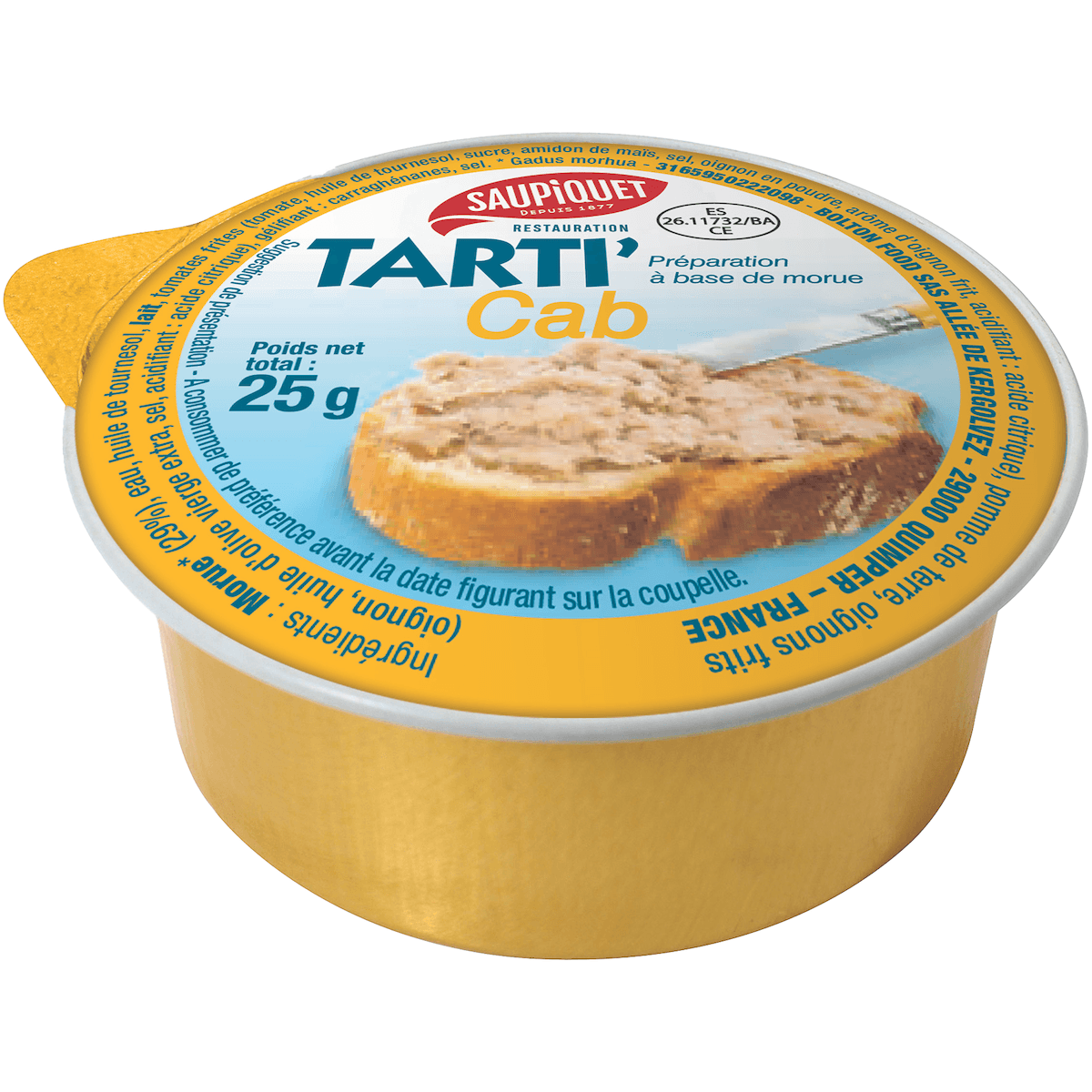 TARTI'CAB-COUPELLE TARTINABLE 25G