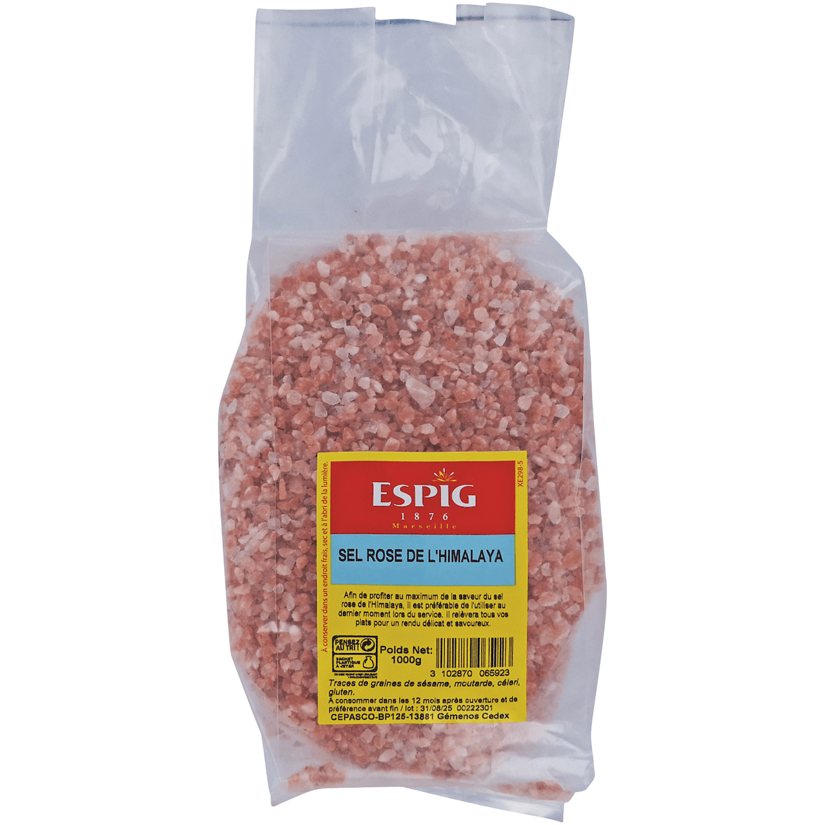 SEL ROSE DE L'HYMALAYA - 1KG