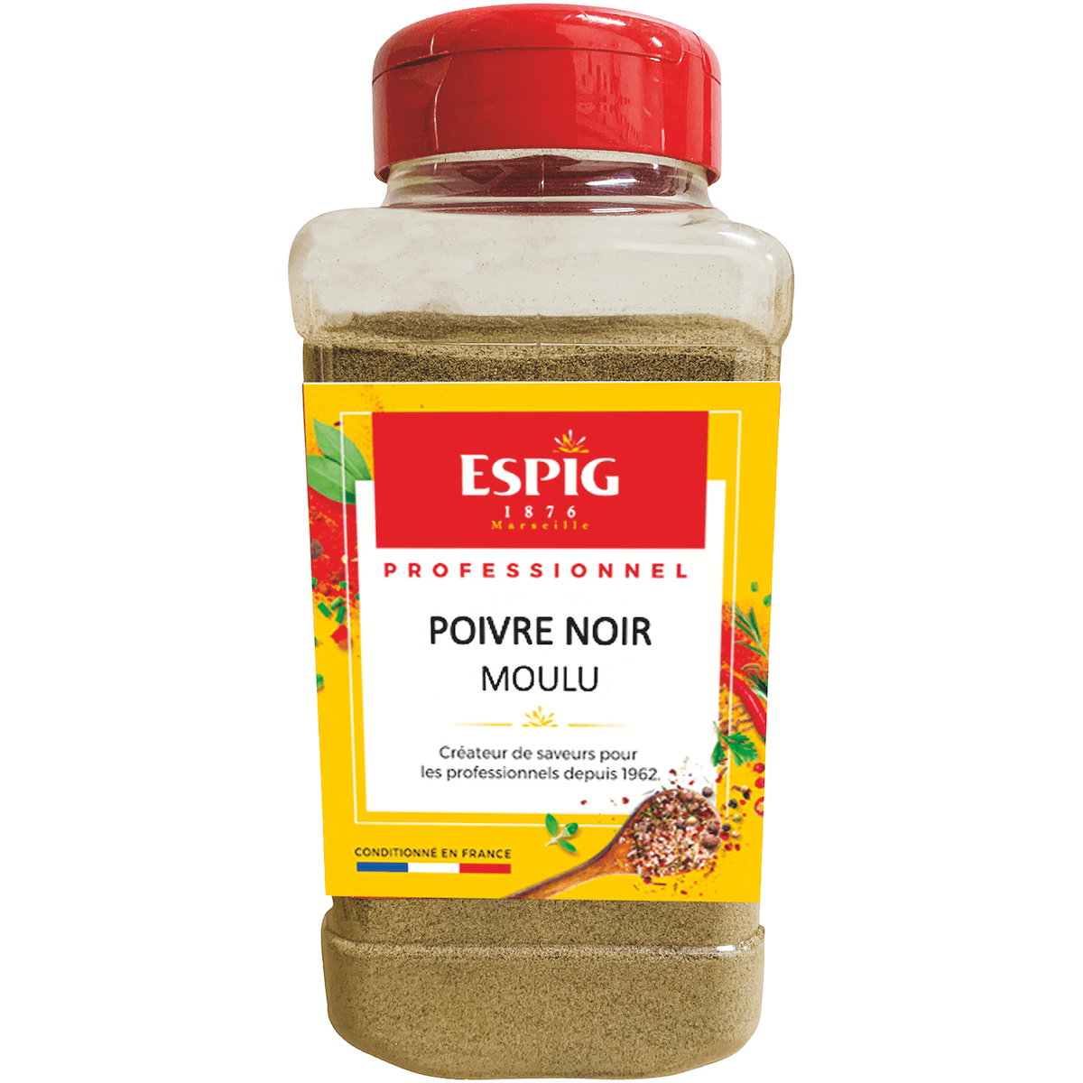 POIVRE NOIR MOULU - 510G