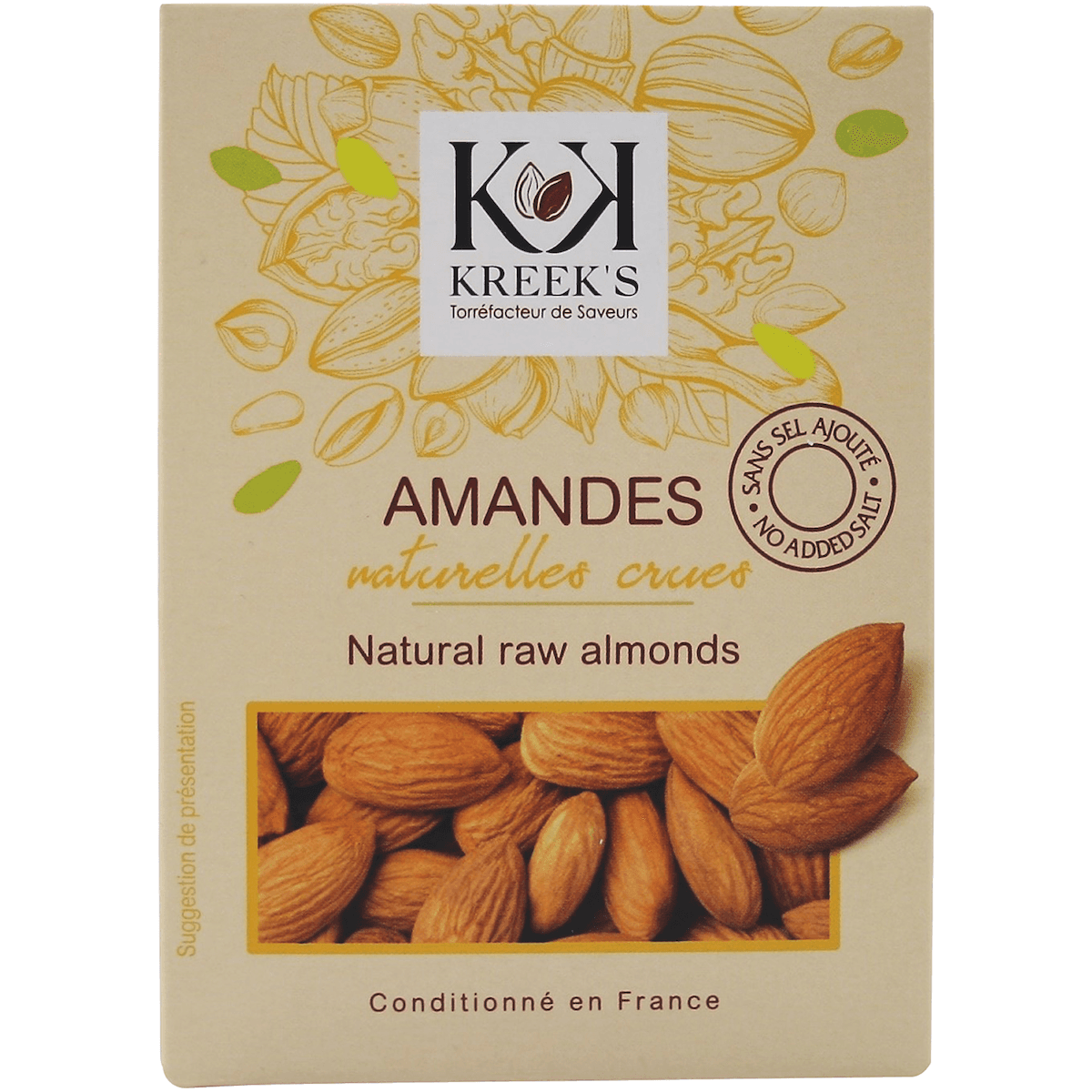 AMANDES NATURELLES CRUES - 50G