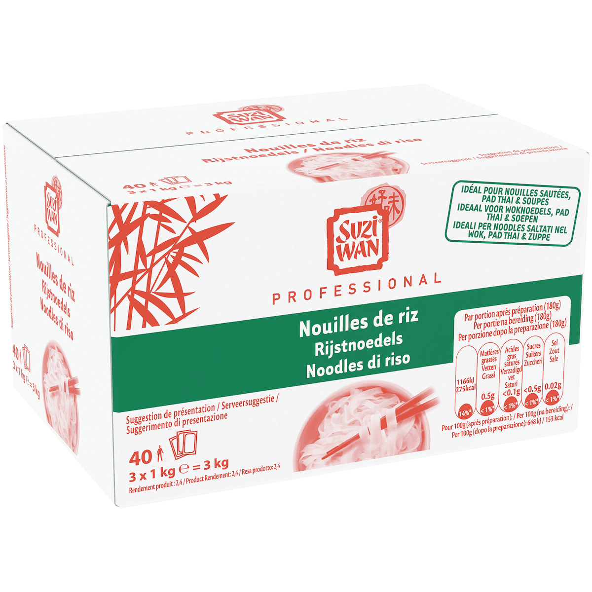 NOUILLES DE RIZ 3KG