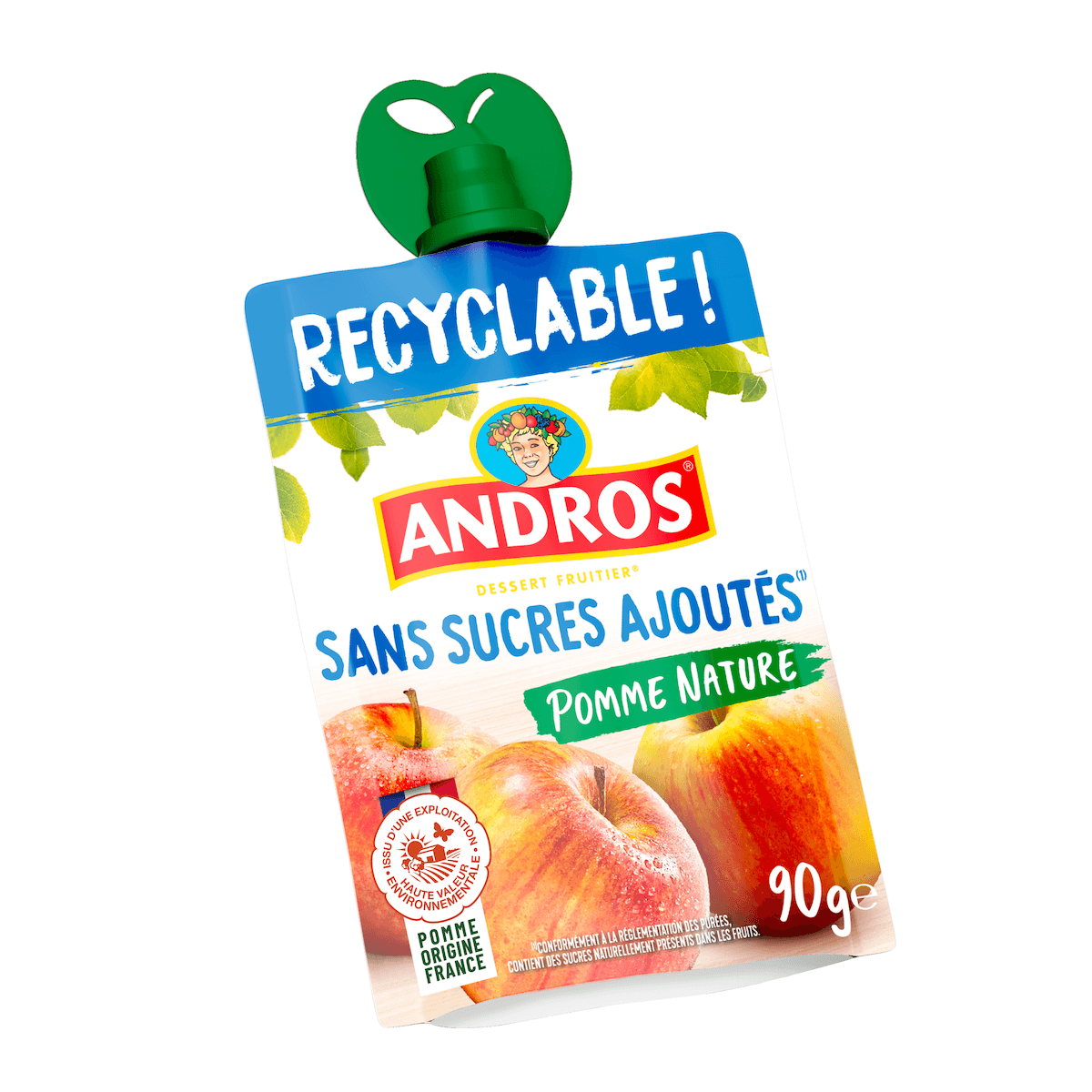 COMPOTE POMME NATURE HVE SSA GOURDE 90G