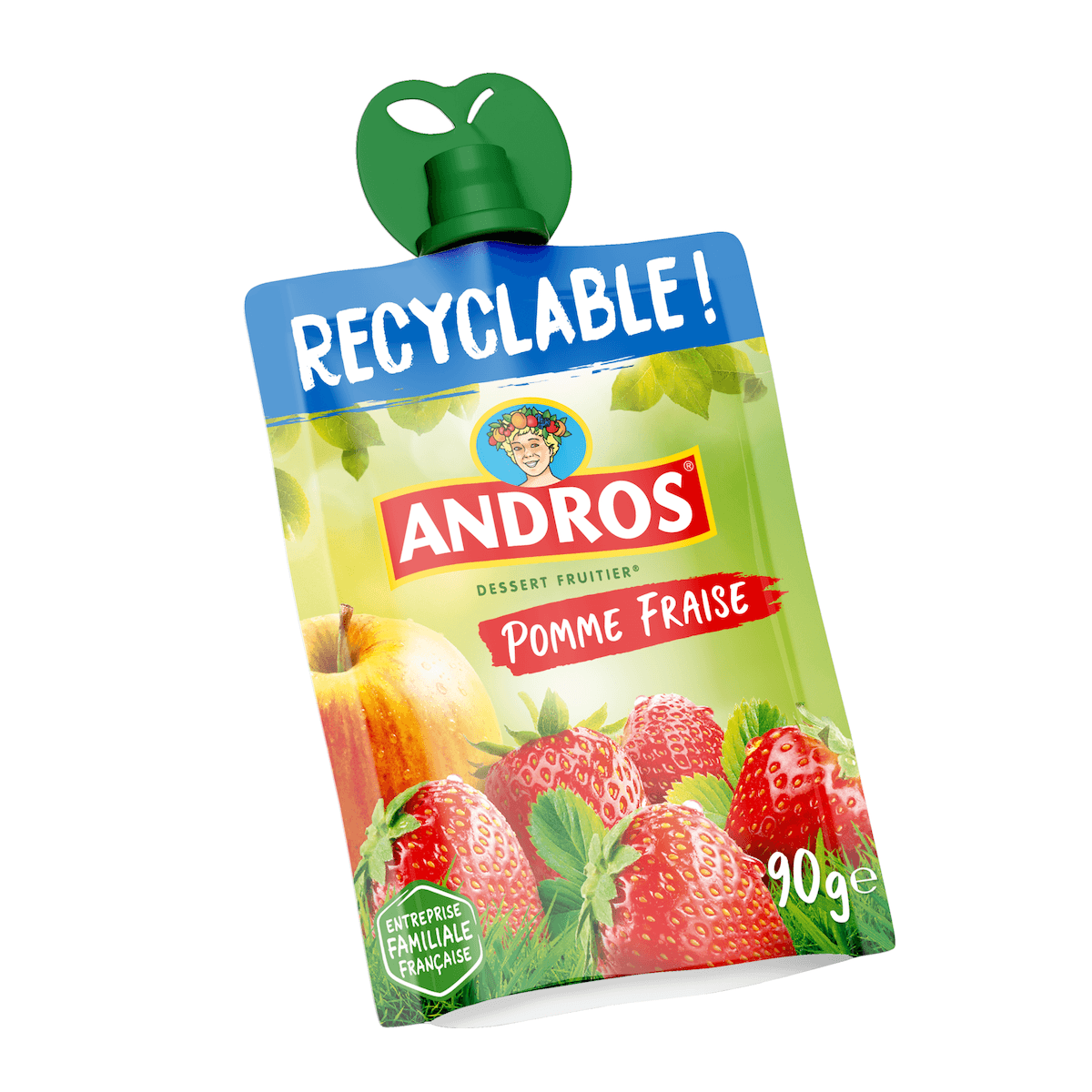 COMPOTE POMME FRAISE GOURDE 90G