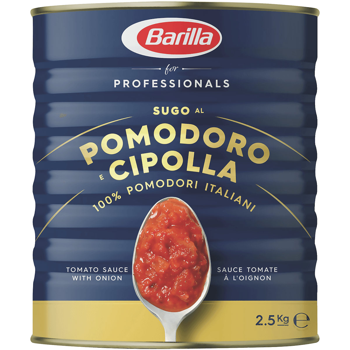 SAUCE TOMATES OIGNONS BOITE 2,5KG