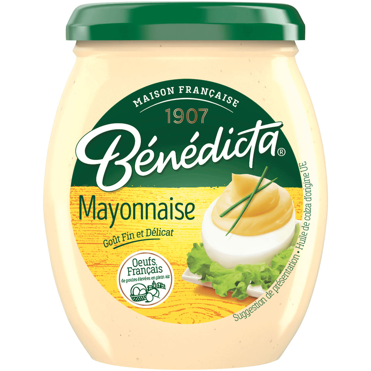 MAYONNAISE NATURE - BOCAL DE 255G