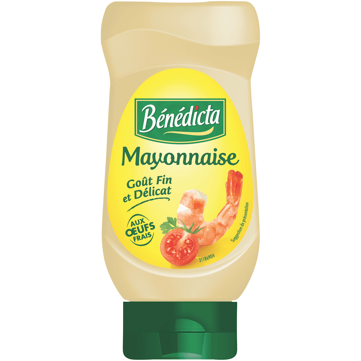 MAYONNAISE NATURE - FLACON SOUPLE TOP DOWN DE 400ML