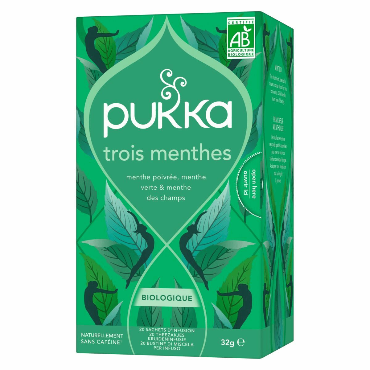 PUKKA INFUSION 3 MENTHES BIO 20 SACHETS
