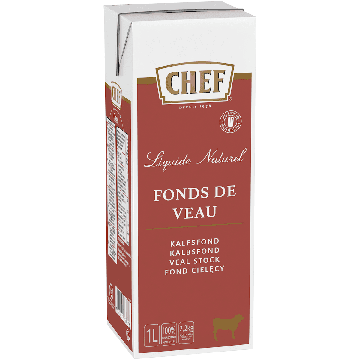 FONDS DE VEAU NATUREL-BRIQUE 1L