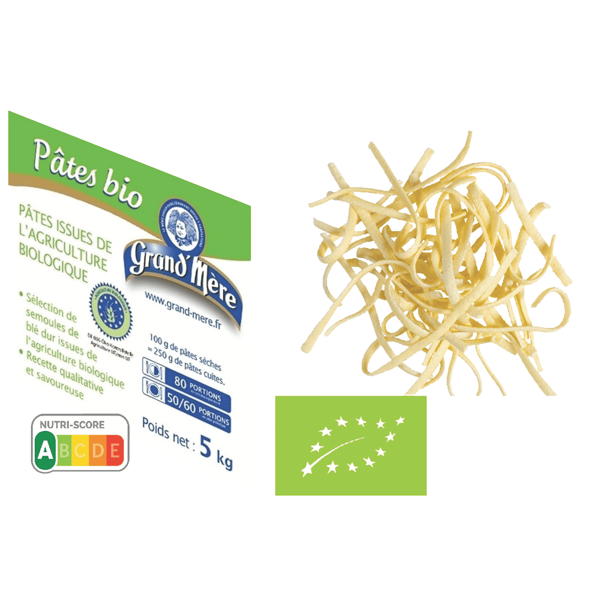 SPAETZLE AUX OEUFS BIO - CARTON DE 5KG