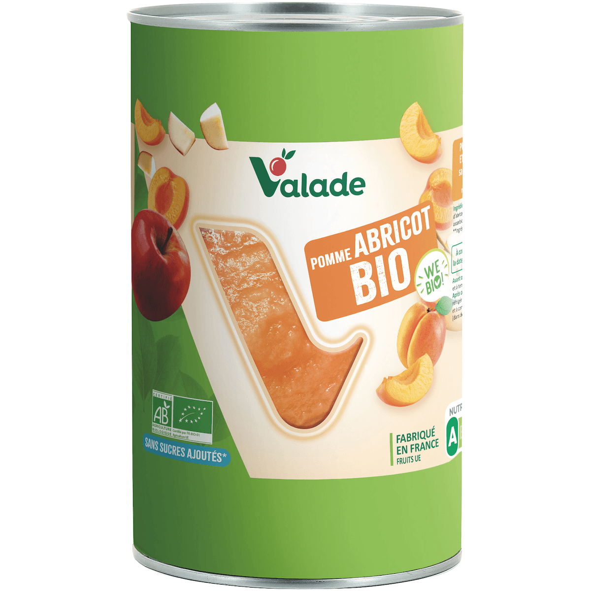 COMPOTE DE POMME ABRICOT SSA BIO - BTE 5/1