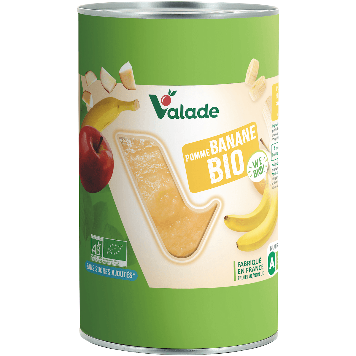 COMPOTE DE POMME BANANE SSA BIO - BTE 5/1
