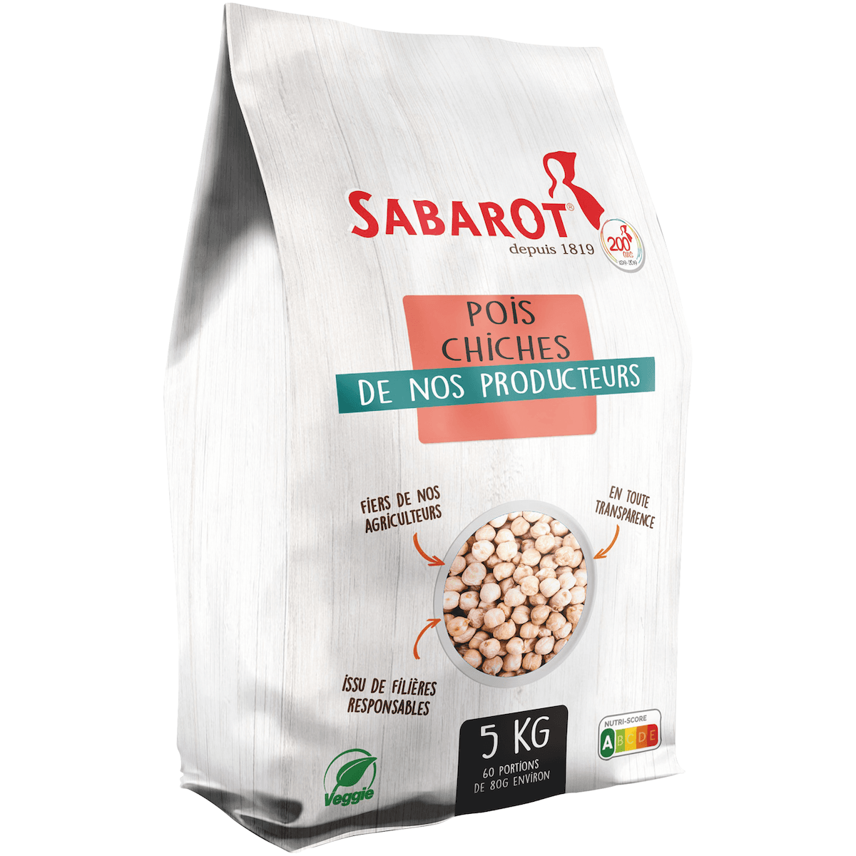 POIS CHICHES 29/30 BIO - SAC 5KG