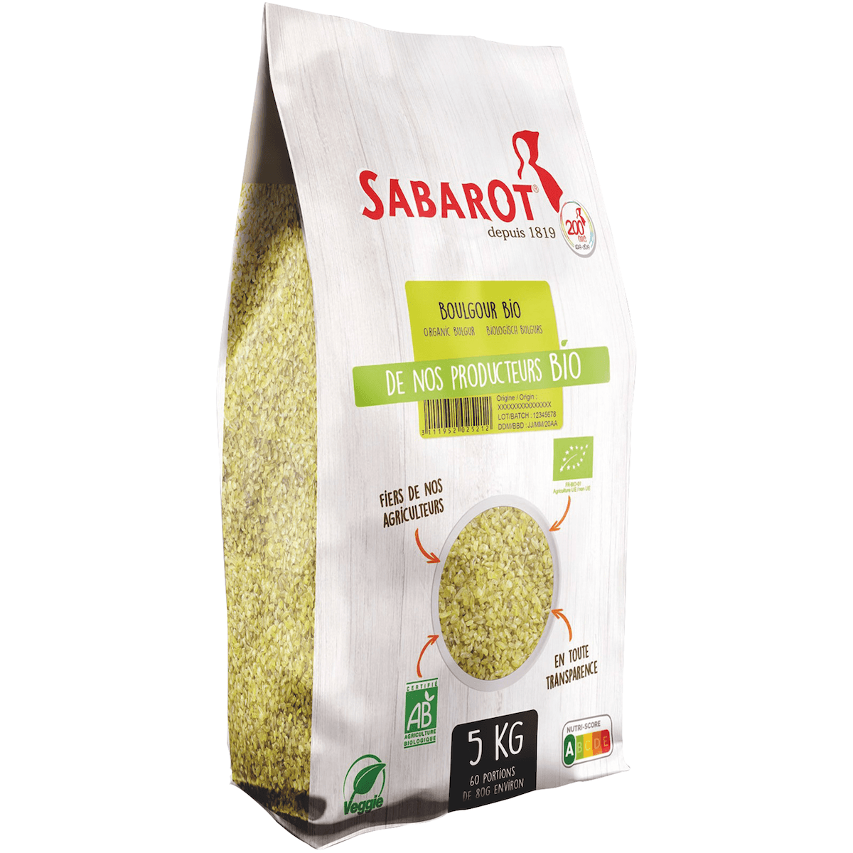 BOULGOUR BIO - 5KG