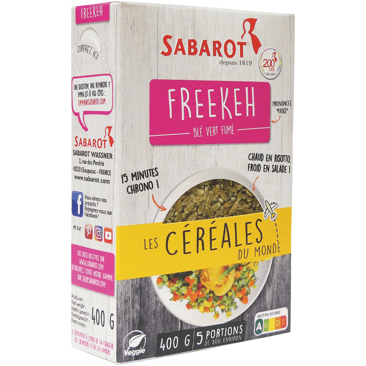 FREEKEH - BLE VERT FUME - 400G
