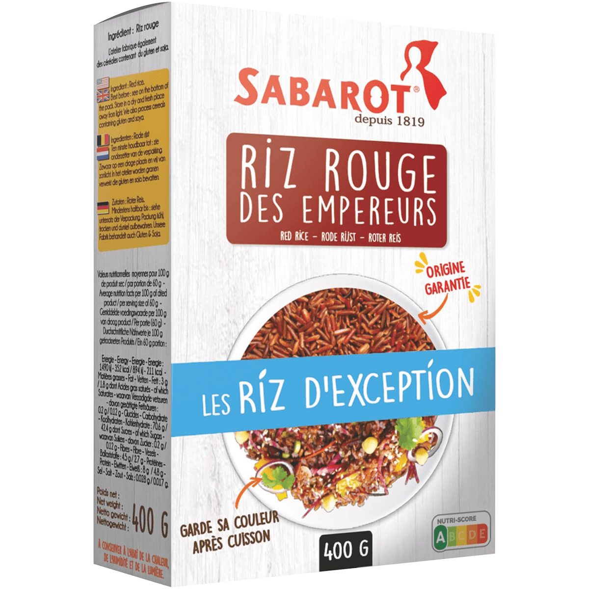 RIZ ROUGE DES EMPEREURS - 400G