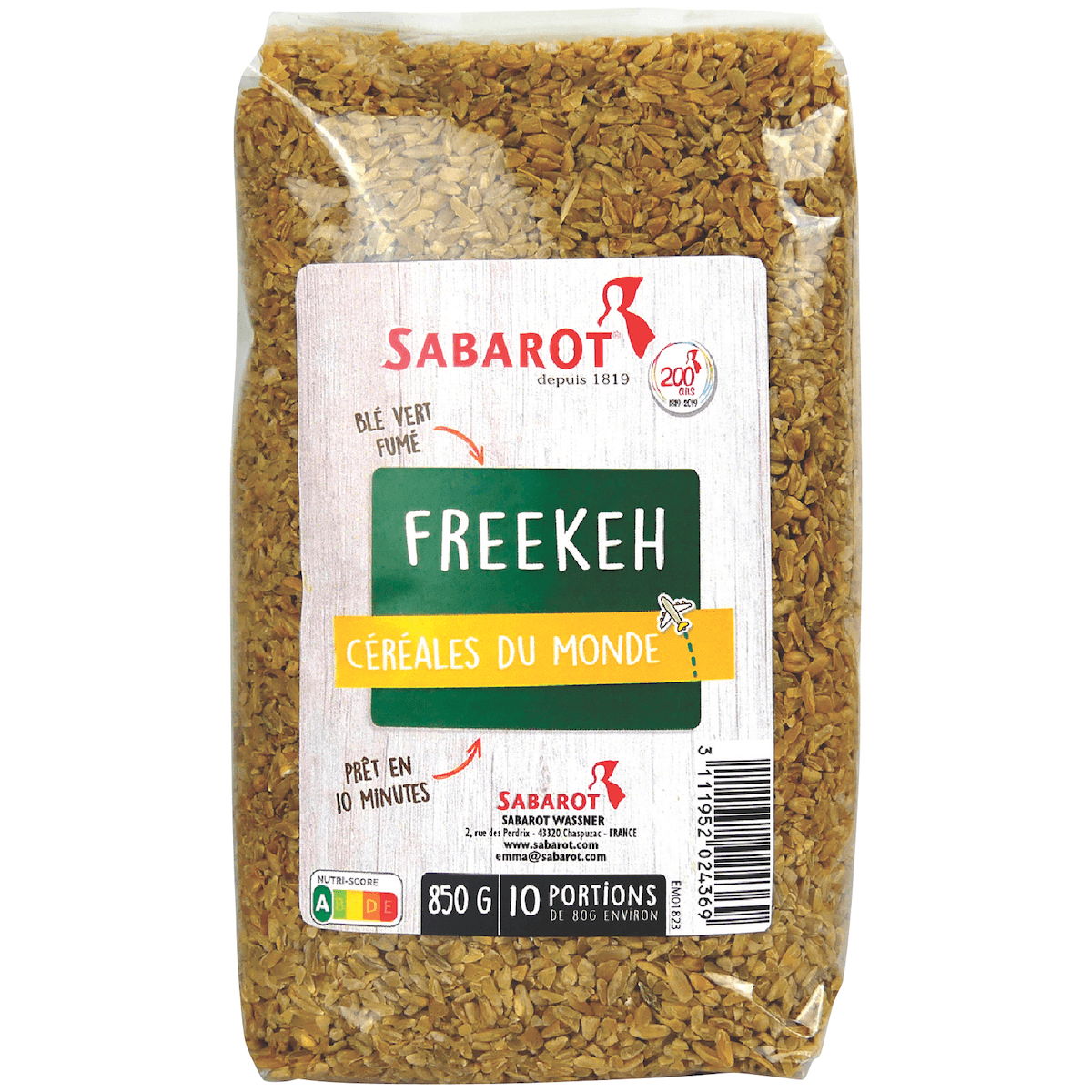 FREEKEH - BLE VERT FUME - 850G