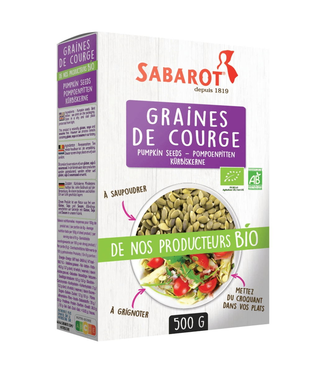 GRAINES DE COURGE BIO - 500G