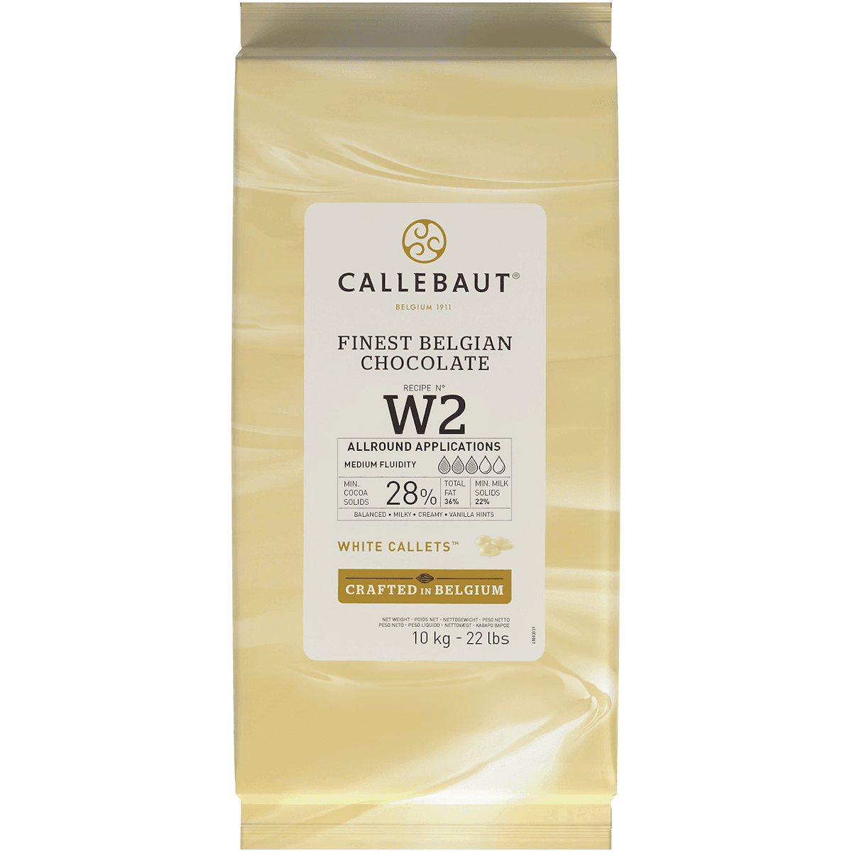 SELECT 28% GOUT CREME, LAIT NOTE DE VANILLE CALLETS SACHET 10KG