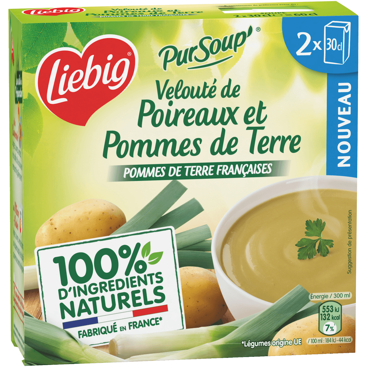 VELOUTE DE POIREAUX ET POMMES DE TERRE FRANCAISES 2X30CL