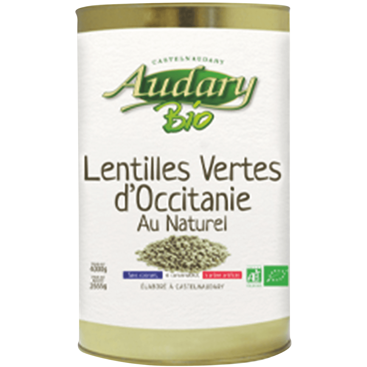 LENTILLES VERTES OCCITANIE AU NATUREL BIO - BTE 5/1