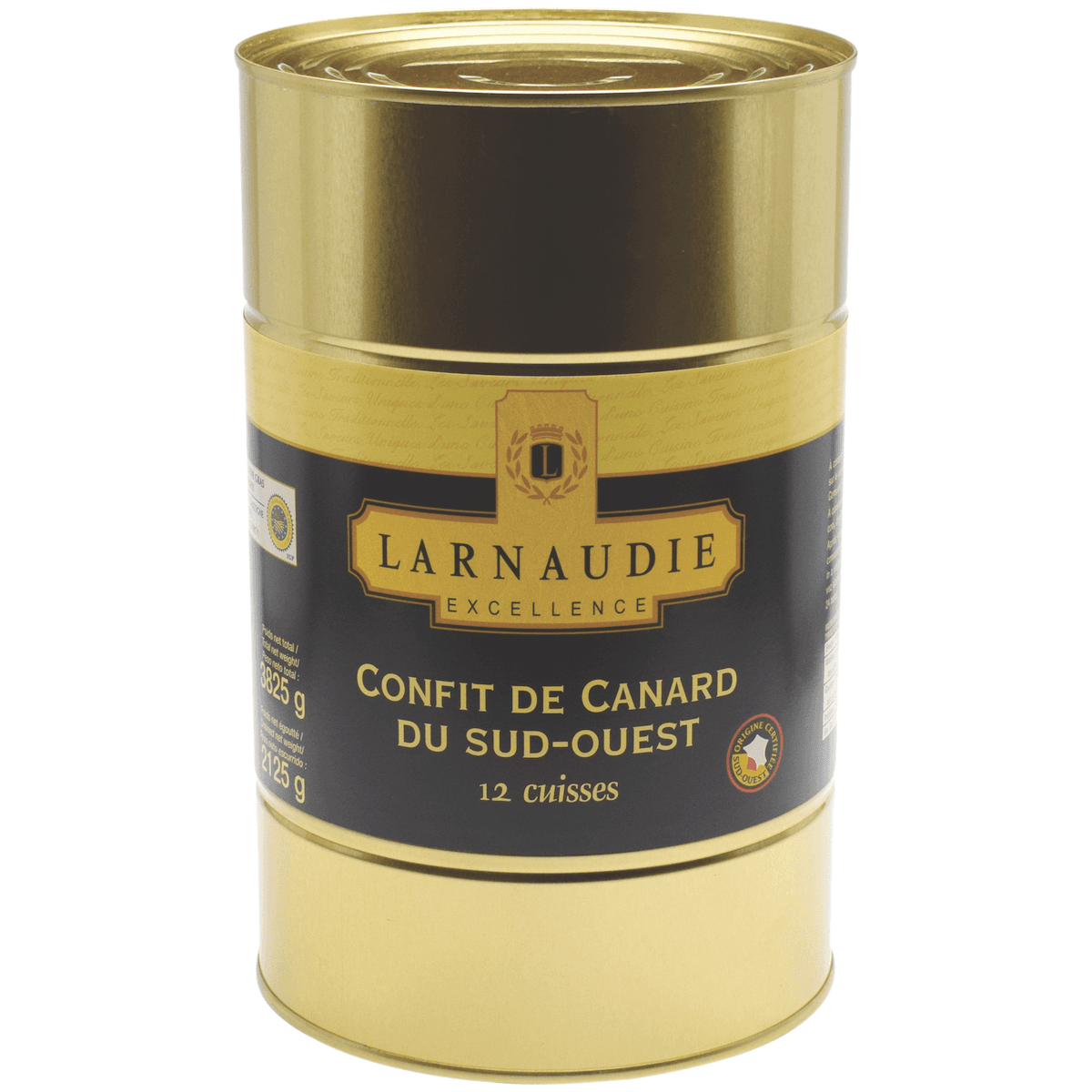 CONFIT DE CANARD 12 CUISSES 5/1