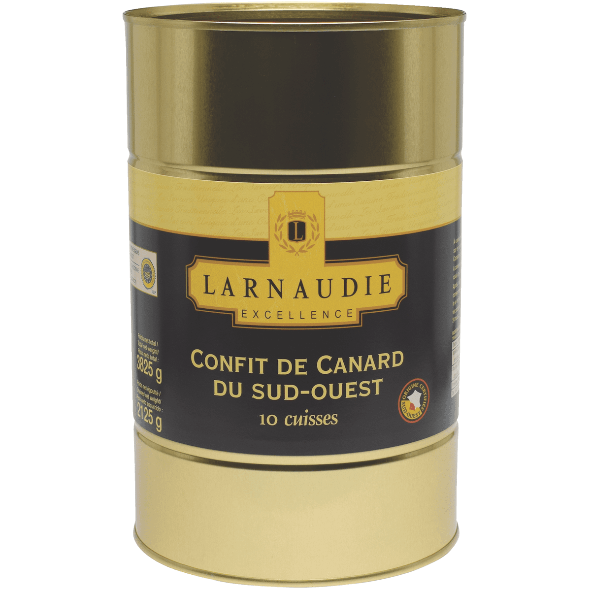 CONFIT DE CANARD 10 CUISSES 5/1