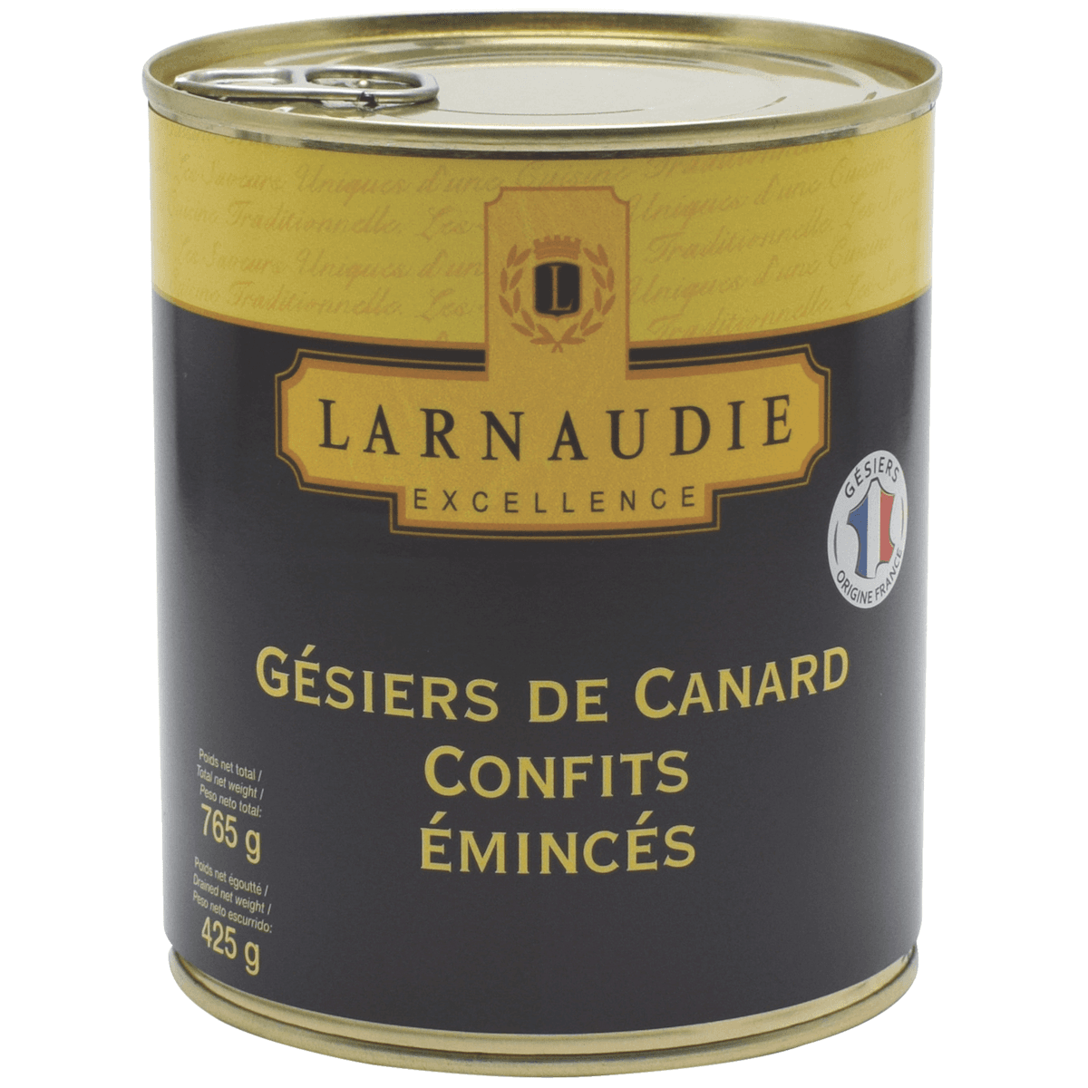GESIERS DE CANARD CONFITS EMINCES 4/4