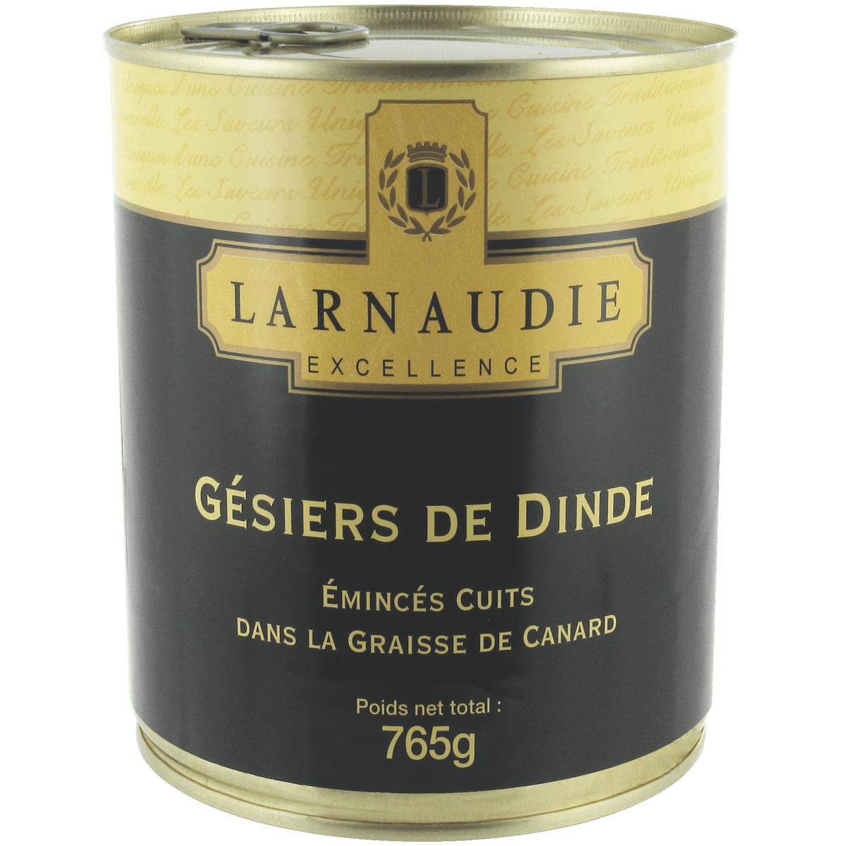 GESIERS DE DINDE EMINCES CUITS A LA GRAISSE DE CANARD 4/4