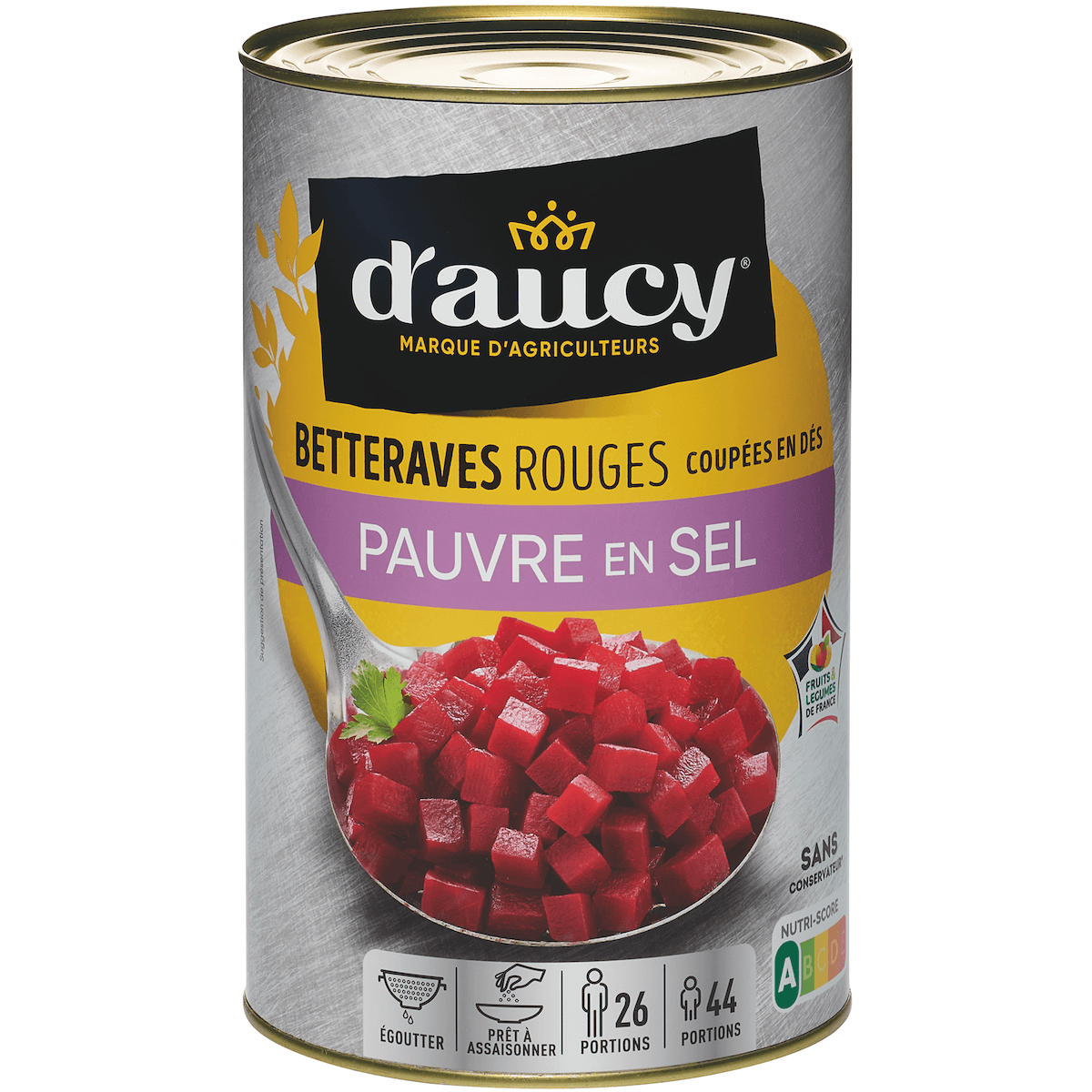 BETTERAVES ROUGES EN DES - BTE 5/1 PAUVRE EN SEL - CULTIVE 100% FRANCE - CEE2