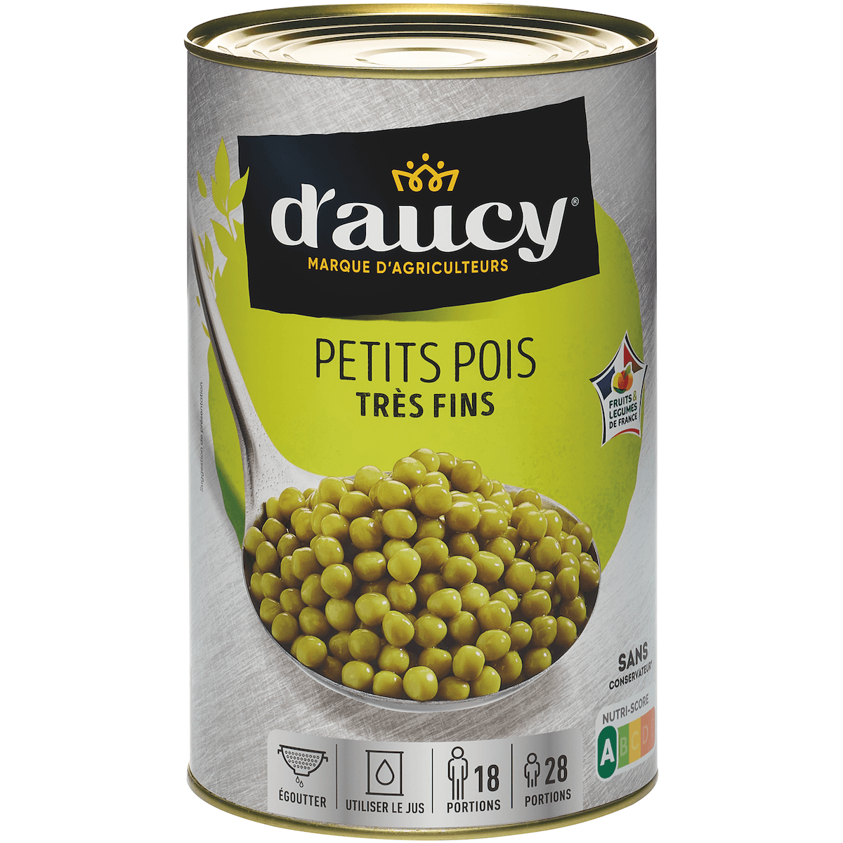 PETITS POIS TRES FINS - BTE 5/1 - CULTIVE 100% FRANCE - CEE2