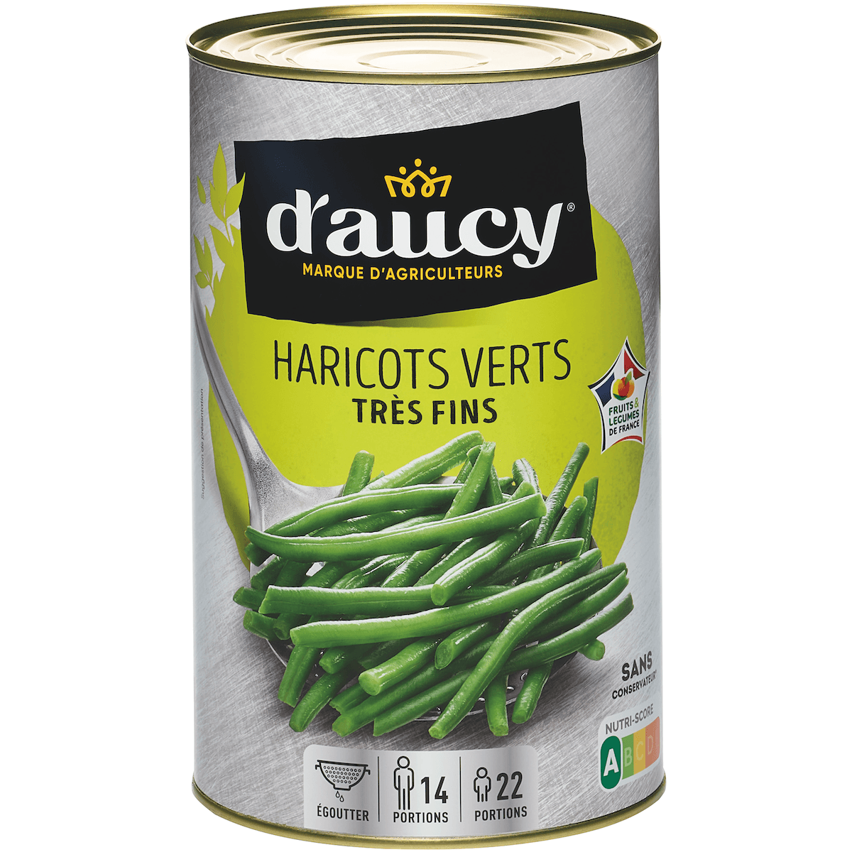 HARICOTS VERTS TRES FINS - BTE 5/1 - CULTIVE 100% FRANCE - CEE2