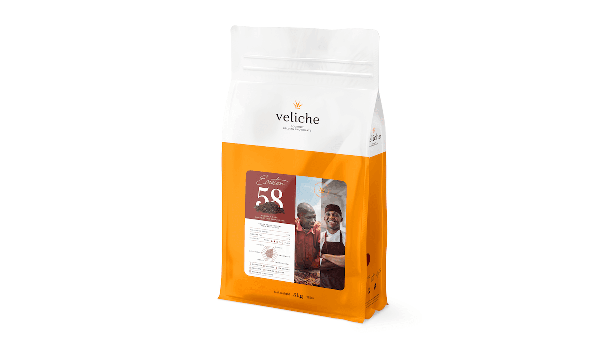 CHOCOLAT DE COUVERTURE NOIR DOT BELGE -EMOTION 58  SAC 5KG