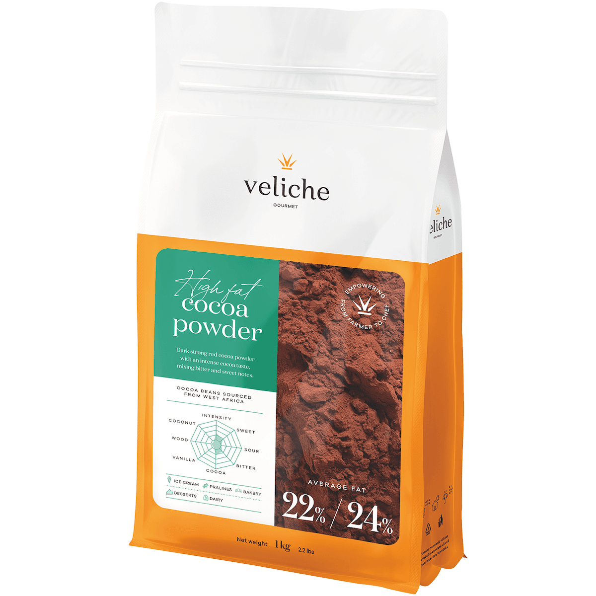 POUDRE DE CACAO - 22/24% MG SAC 1 KG