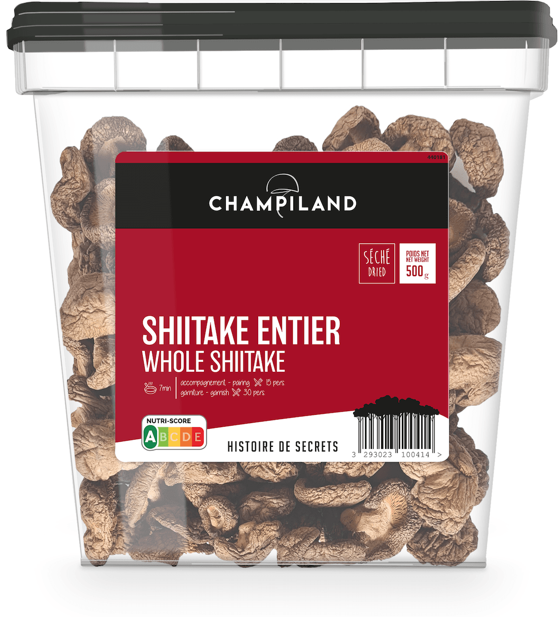 SHITAKE ENTIER 500G