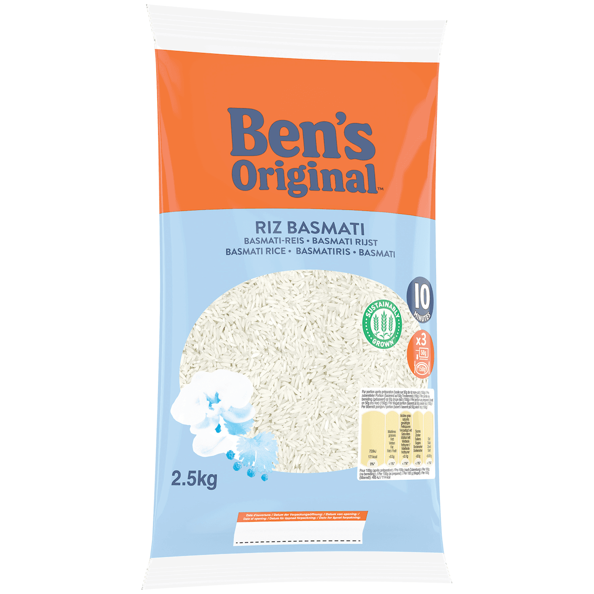 RIZ BASMATI 2,5 KG