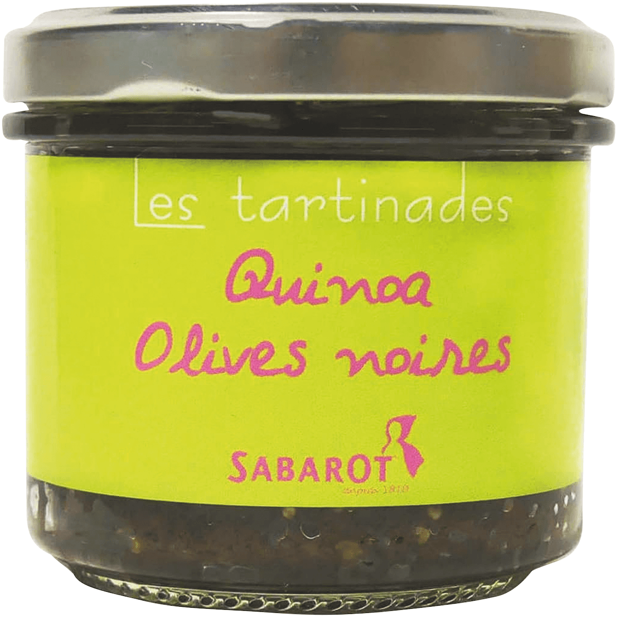 TARTINADE QUINOA ET OLIVES NOIRES - BOITE 110G