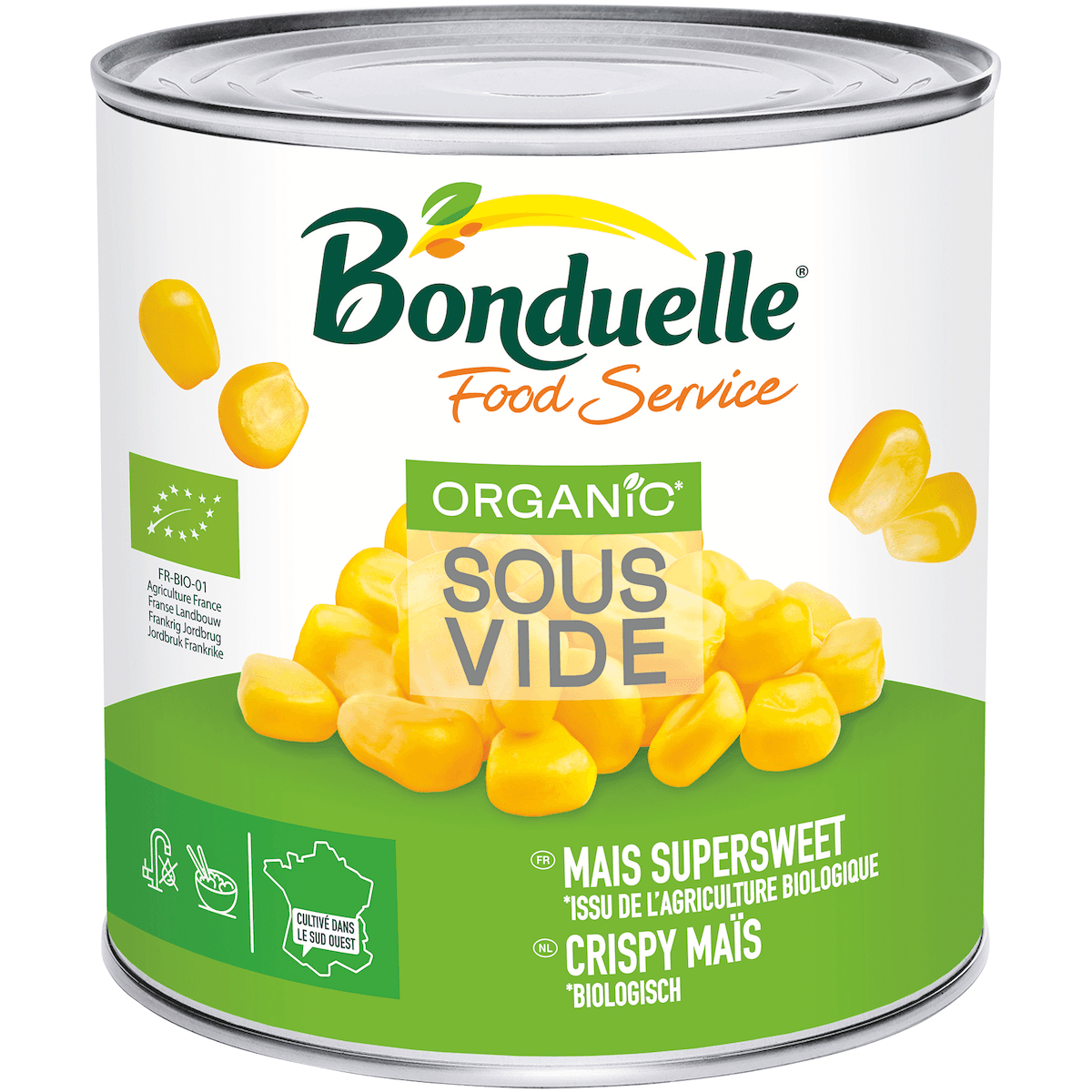 MAIS GRAINS SUPER SWEET BIO - BTE 3/1  - ORIGINE FRANCE