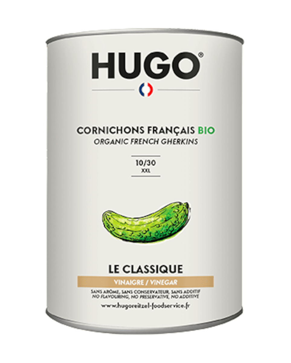 CORNICHONS AU VINAIGRE  MOYENS XXL FR SSAR SSC SSAD BTE 5/1 DE 2.12KG - BIO
