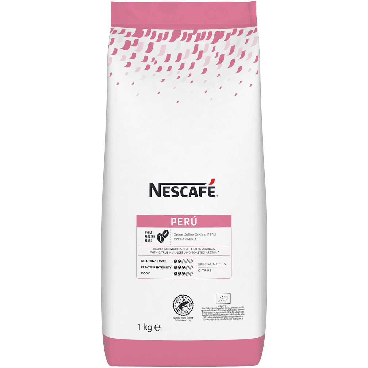 NESCAFE PEROU CAFE EN GRAINS BIO - POCHE DE 1KG