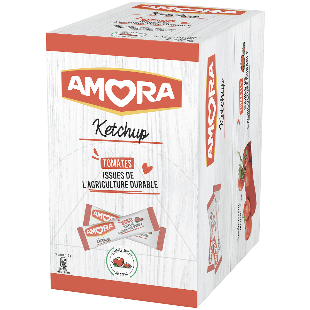 KETCHUP - CARTON DE 198 DOSETTES DE 10ML