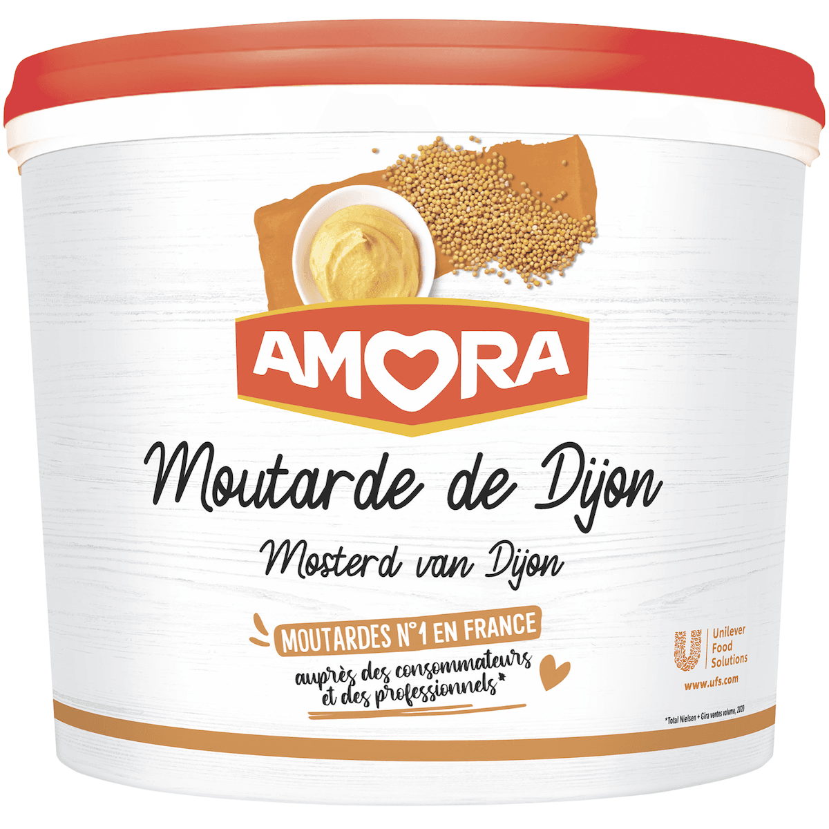 MOUTARDE DE DIJON - SEAU 5 KG