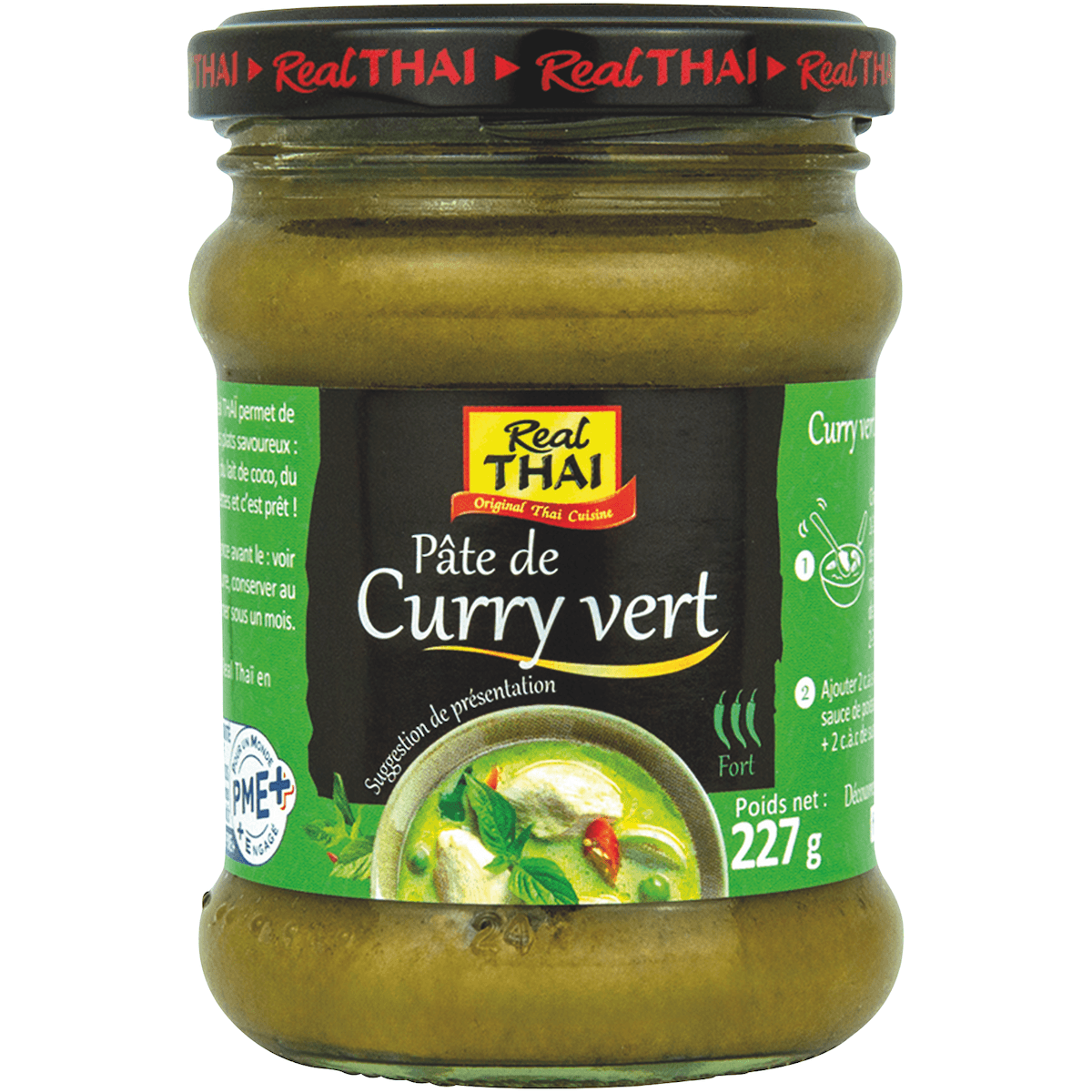PATE DE CURRY VERT 227G