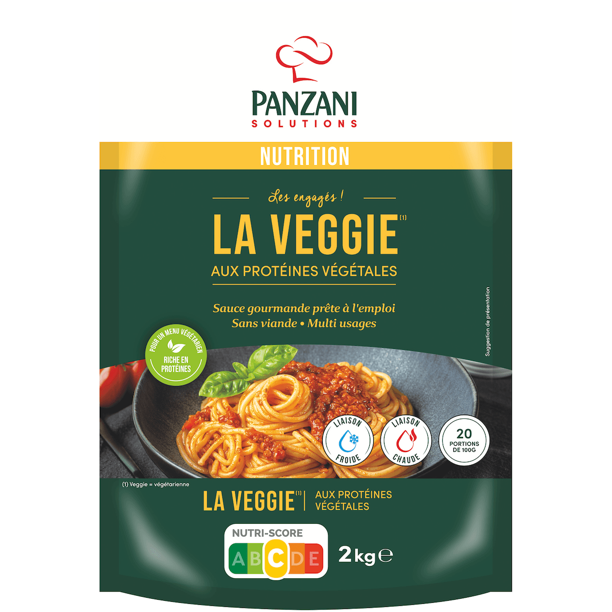 SAUCE NUTRI VEGGIE 2KG DOYPACK