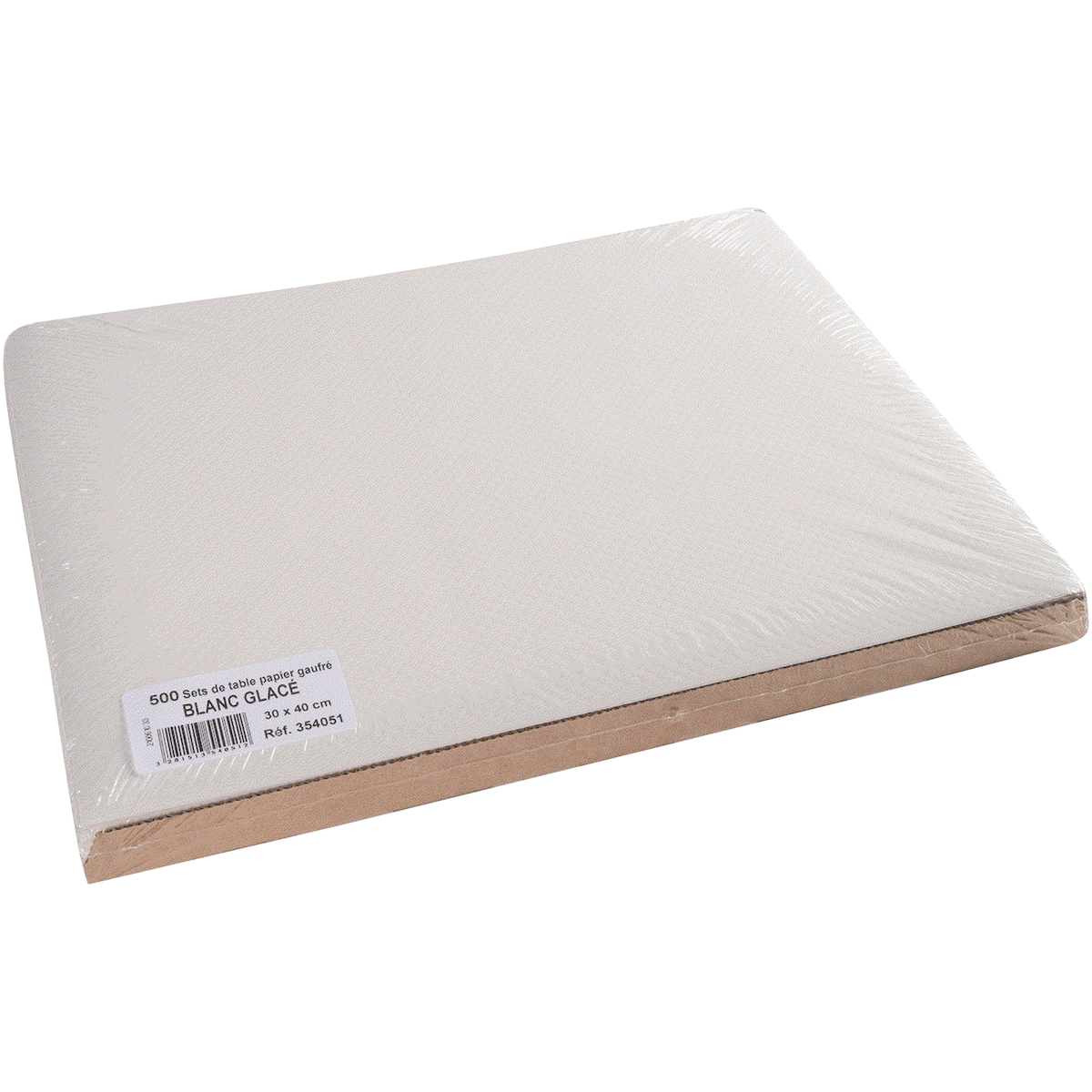 SET BLANC GLACE  30X40  PAR 500