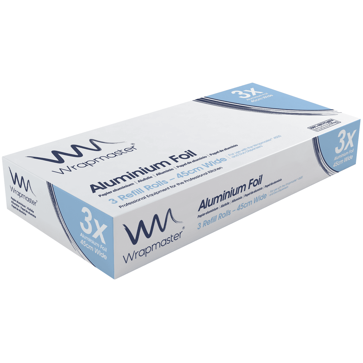 RECHARGE FILM ALIMENTAIRE ROULEAU 45CM X200M POUR WM 4500 ET DUO