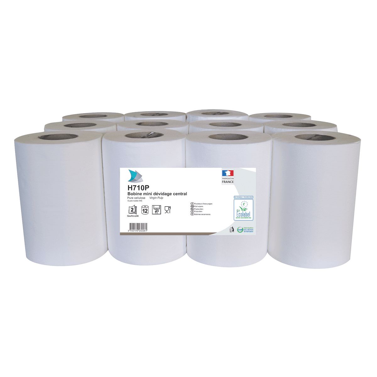 ESSUIE-MAINS  PURE PATE BLANCHE GAUFREE COLLEE DC ECOLABEL 200 FMTS-PACK 12 RLX