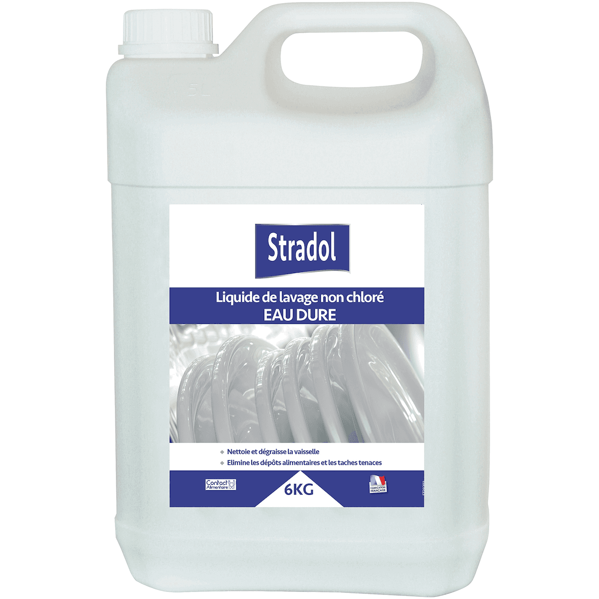 DÉTERGENT LIQUIDE LAVE VAISSELLE TOUTES EAUX - BIDON DE 6KG